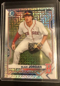 Blaze Jordan 2021 Bowman Chrome Prospects Mojo Refractor 1st Bowman #BCP-71 - Picture 1 of 2