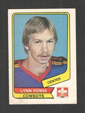 1976-77 LYNN POWIS #86 VG+ OPC ** Calgary Cowboys Star Vintage WHA Hockey Card