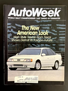 REVISTA AUTOWEEK 22 DE DICIEMBRE 1986 WORLD RALLY FORD TAURUS Coches Carreras - Imagen 1 de 3