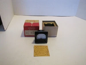 VTG TRIPLETT MODEL 227-T DC 0-1 MA METER IN BOX W/PAPER - Picture 1 of 5