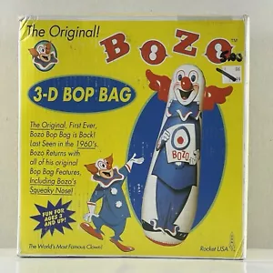 ¡El Original! Bolso Bop BOZO The Clown 46" Alto 3D - Nuevo en Caja - Rocket EE. UU. - Imagen 1 de 8