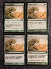 4x Rampant Growth M10 + M12 MtG Magic The Gathering NM/LP