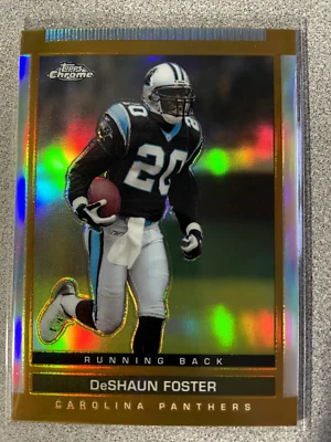 2003 Topps Chrome Draft Picks & Prospects DeShaun Foster Gold Refractor Card #65 - Image 1 of 2