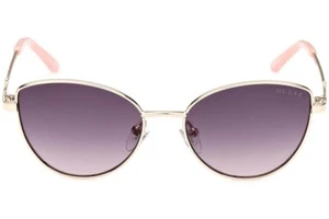 Guess GU9218 33B Gold and Pink Cat Eye Metal Kids Sunglasses 48-15-130 - Picture 1 of 3