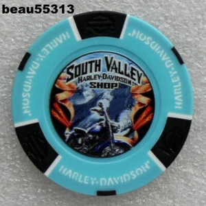 ⭐HARLEY DAVIDSON "SOUTH VALLEY" SANDY UTAH DEALER CASINO POKER CHIP - Bild 1 von 2