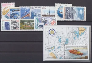 TIMBRES TAAF TERRES AUSTRALES ANTARTIQUES FRANCAISES ANNEE 2004 +BLOCS NEUF ** - Foto 1 di 2