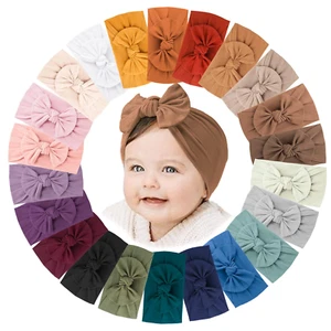 22 PCS Baby Headbands Soft Nylon Hairbands with Bows Girls Hair Accessories for - Picture 1 of 12