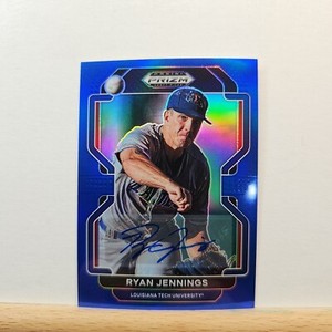 2022 Prizm Draft Picks Ryan Jennings Autograph BLUE Prizm 22/99 AUTO # PDP128