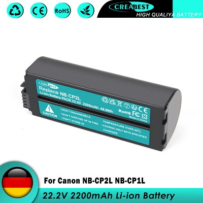 CREABEST NB-CP1L NB-CP2L NB-2CPL CP2LH Akku Für Canon Selphy CP-100 CP-200 CP1000 CP1500