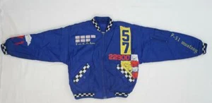 IN FLITE NATIONAL AIR RACES 10TH ANNIVERS BOYS M 10-12 BOMBER/FLIGHT MA-1 JACKET - Picture 1 of 10
