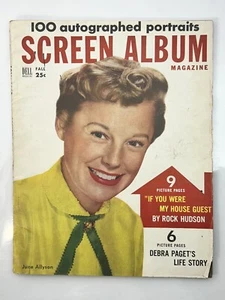 Screen Album Magazine - Fall 1953 - Rock Hudson - June Allyson - Debra Paget - Picture 1 of 2