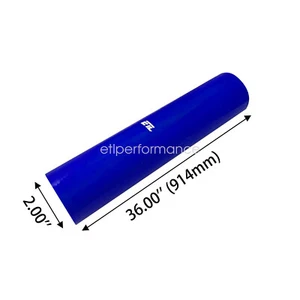 Straight Silicone Hose Intercooler Pipe Tube Blue 2.00'' Diameter 36.00'' Length - Picture 1 of 8