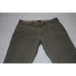 J Crew Hose FLEX Sutton Herren Größe 32 x 31 grün flache Vorderseite Baumwollmischung - Bild 1 von 6