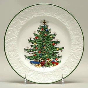 Cuthbertson Dickens Embossed Christmas  Salad Plate 5430733 - Picture 1 of 1