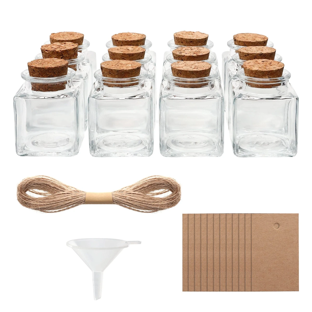 500ml Vorratsglas Mit Korkdeckel - Borosilikatglas Luftdicht Für Küche, Tee, Kaffee, Süßigkeiten