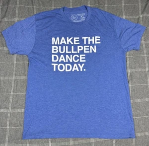 T-shirt maglietta The Obvious logo "Fai ballare il bullpen oggi" taglia XL - Foto 1 di 4
