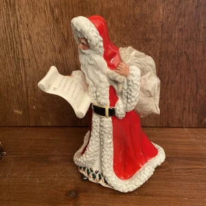 Royal Doulton Father Christmas HN 3399, Santa Claus Reading List Made In England - Picture 1 of 10