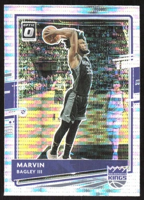 8654H 2020-21 Donruss Optic #47 Marvin Bagley III Silver Pulsar - Image 1 of 2