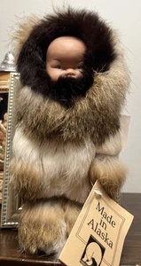 Memeluck Fur Doll Juneau Alaska 10" Original Tag - Picture 1 of 17