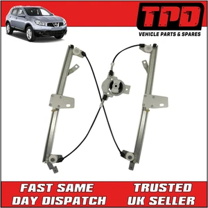 NEW Front Left Electric Window Regulator For Nissan Qashqai MK1 (J10) 2007-2013 - Picture 1 of 4