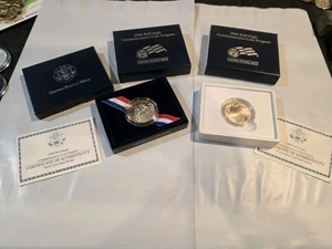 2 pc 2008-S U.S. Mint Bald Eagle Commemorative Coin Program Clad Half Dollar - Picture 1 of 6