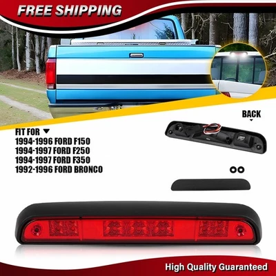 Blanco/Rojo Para Ford F150 F250 F350 1994-1997 Tercera Luz Trasera LED Lámpara de Freno Foto 1 de 4