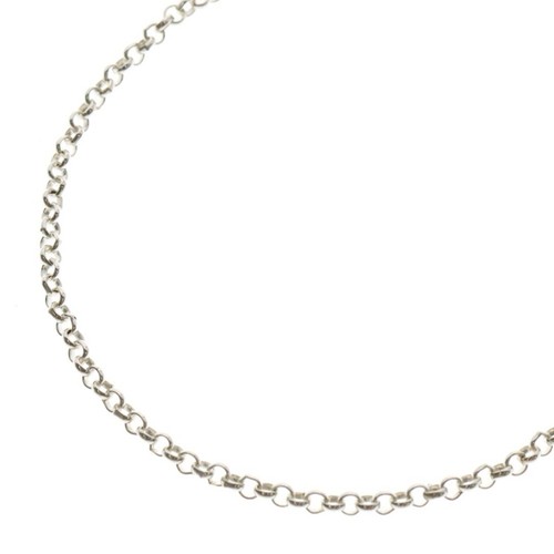 CHROME HEARTS COLLANA CUORI CROMATI R20 catena rotolo 2h collana argento usata af66f3b0f8e10bb79