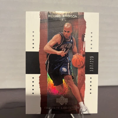 2003 UPPER DECK EXQUISITE COLLECTION #24 RICHARD JEFFERSON Nets - Image 1 of 4