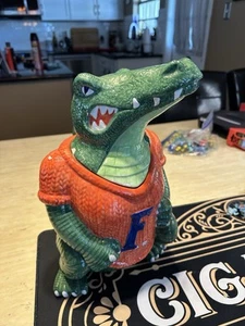 Vintage Florida Gators Cookie Jar Meico Official Licensed Collegiate Product 🐊 - Picture 1 of 14