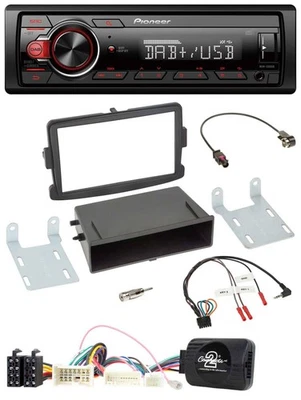 Pioneer MP3 1DIN DAB USB Lenkrad Autoradio für Dacia Dokker Duster Lodgy ab 12 s - Bild 1 von 4