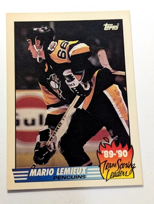 1990-91 TOPPS TEAM SCORING LEADERS, HOCKEY, MULTI LISTING YOU PICK 'EM - Image 1 of 2