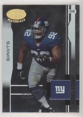 2003 Leaf Certified Materials Michael Strahan #85 HOF - Image 1 of 2