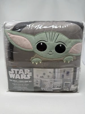 Juego de cama de cuna de bebé de 3 piezas Lambs & Ivy Star Wars 'The Child' Foto 1 de 3