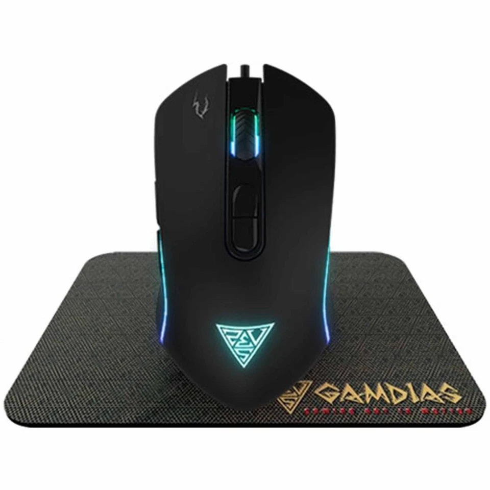 Usb Gaming Mouse 3600DPI RGB with Gaming Mousepad Plug and Play for PC - Image 1 of 4