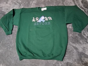 NWT Disney Store Eeyore Green Sweatshirt Size 2XL  - Picture 1 of 7