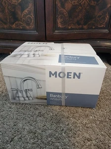 Grifo de baño de arco alto de dos manijas Moen Banbury [Modelo #: WS84913SRN] - Imagen 1 de 4