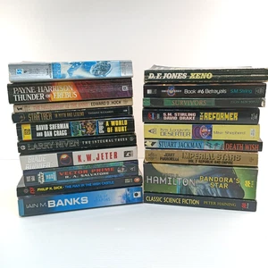 19x Vintage Science Fiction Mixed Author Iain M Banks Use Of Weapons Book Bundl - Picture 1 of 23