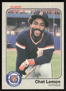 1983 Fleer #335 Chet Lemon - FREE SHIPPING - Picture 1 of 2