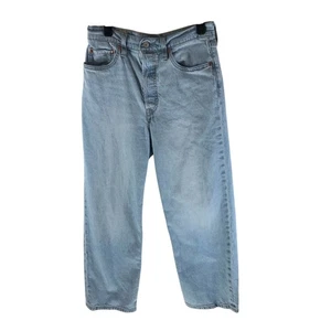 Jeans donna Levis costina dritta alla caviglia lavaggio leggero bottoni mosca 27 - Foto 1 di 5