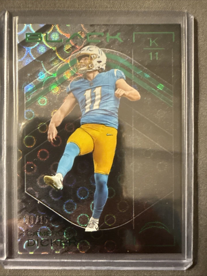 2025 Panini Black - Cameron Dicker /15 - Image 1 of 3