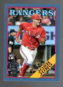 2023 Topps Series 1 - 1988 Topps Baseball Josh Jung #T88-9 Blue (RC) - Picture 1 of 1