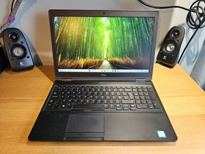 15" Dell Precision 3530 Core i7-8750H 240GB Quadro 4GB 32GB Windows 11 Laptop - Picture 1 of 5