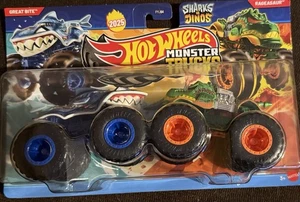 Hot Wheels Monster Truck Doppelpack Great Bite & Ragesaur - Bild 1 von 3