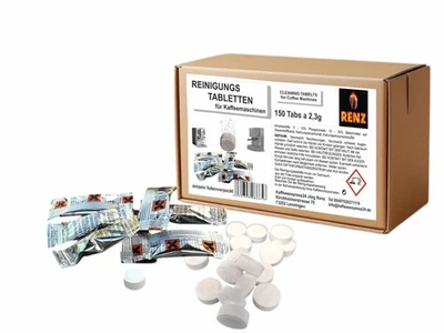 150 Reinigungstabletten 2,3g für Krups Melitta Siemens Jura Kaffeevollautomat - Bild 1 von 4