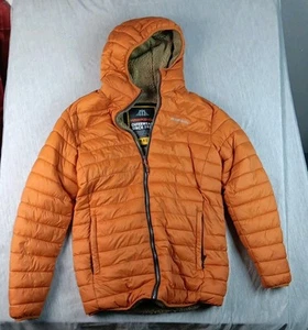 Hawke & Co EQ Hooded Puffer Jacket Mens Small Sherpa Lined Snow Ski HK Heat - Picture 1 of 16