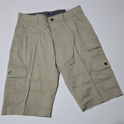 George Cargo Short Bowery Messenger Comfort Waist Stretch 14" Brown Size 34 NWT - Image 1 of 4