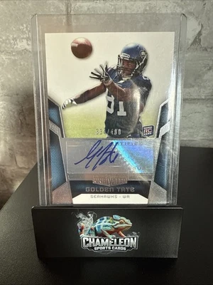 2010 Topps Unrivaled Golden Tate Rookie Auto RC Rookie #/480 Seahawks - Image 1 of 2