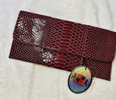 Bolso de Mano Expresiones Urbanas Diseño Piel Animal Color Granate Foto 1 de 4