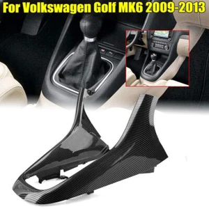 Interior Center Console Shift Panel Frame Trim For VW Golf 6 MK6 2009-2013 2010 - Picture 1 of 8