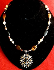 Tiger Eye Pendant Necklace - Picture 1 of 1